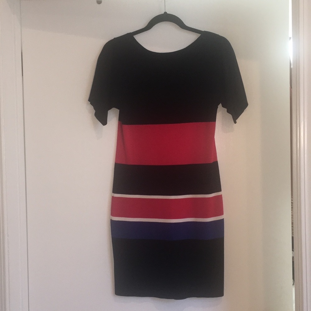 Banana Republic color block sweater dress
